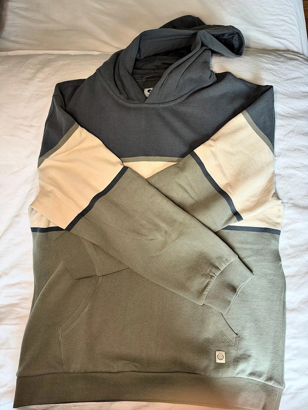 Marine Layer Color Block Hoodie Size Medium